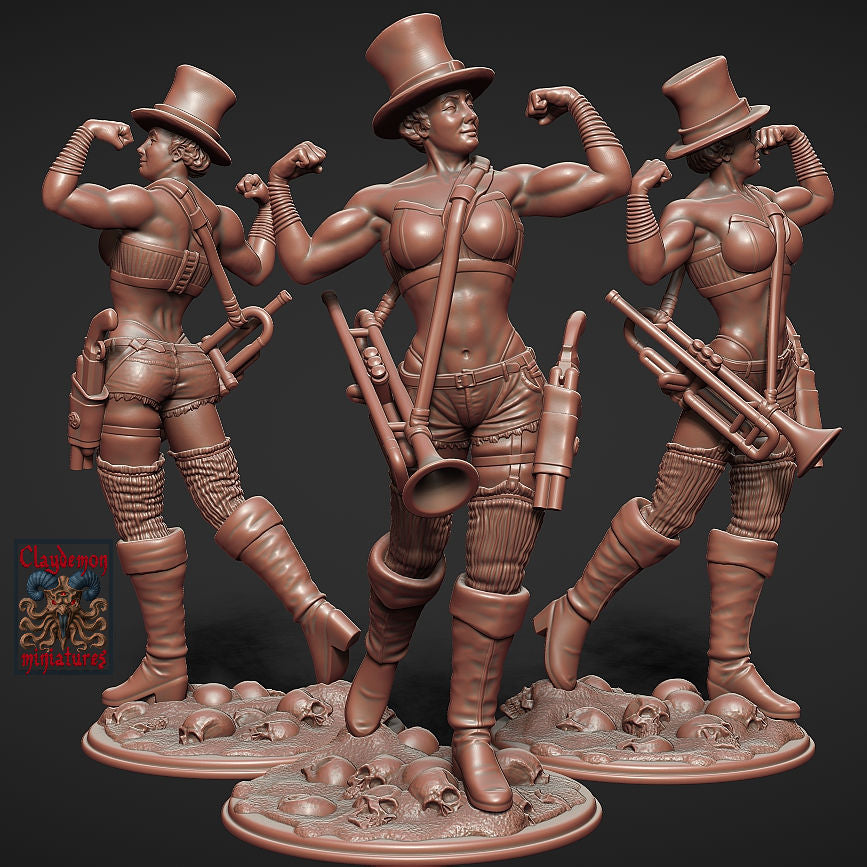 Niobe the trumpeter