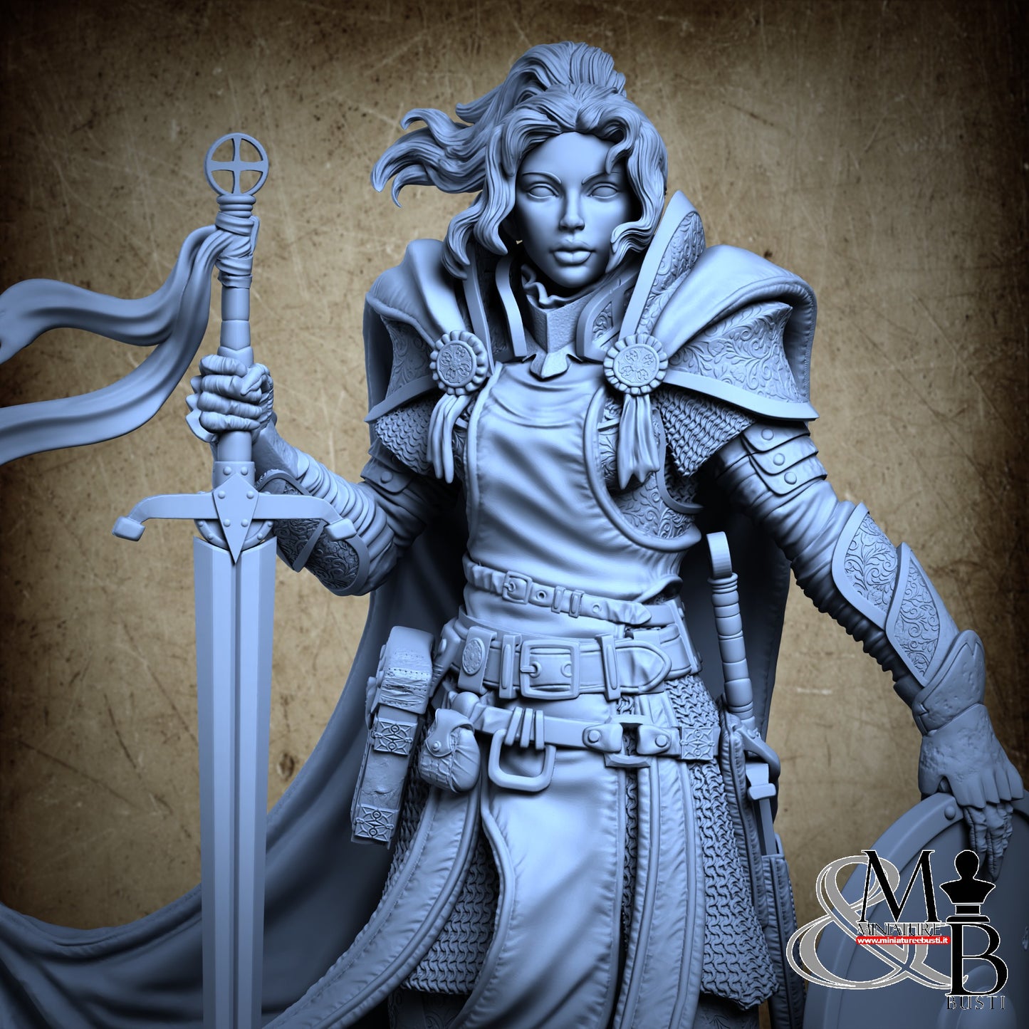 Templar Girl - Simple Base