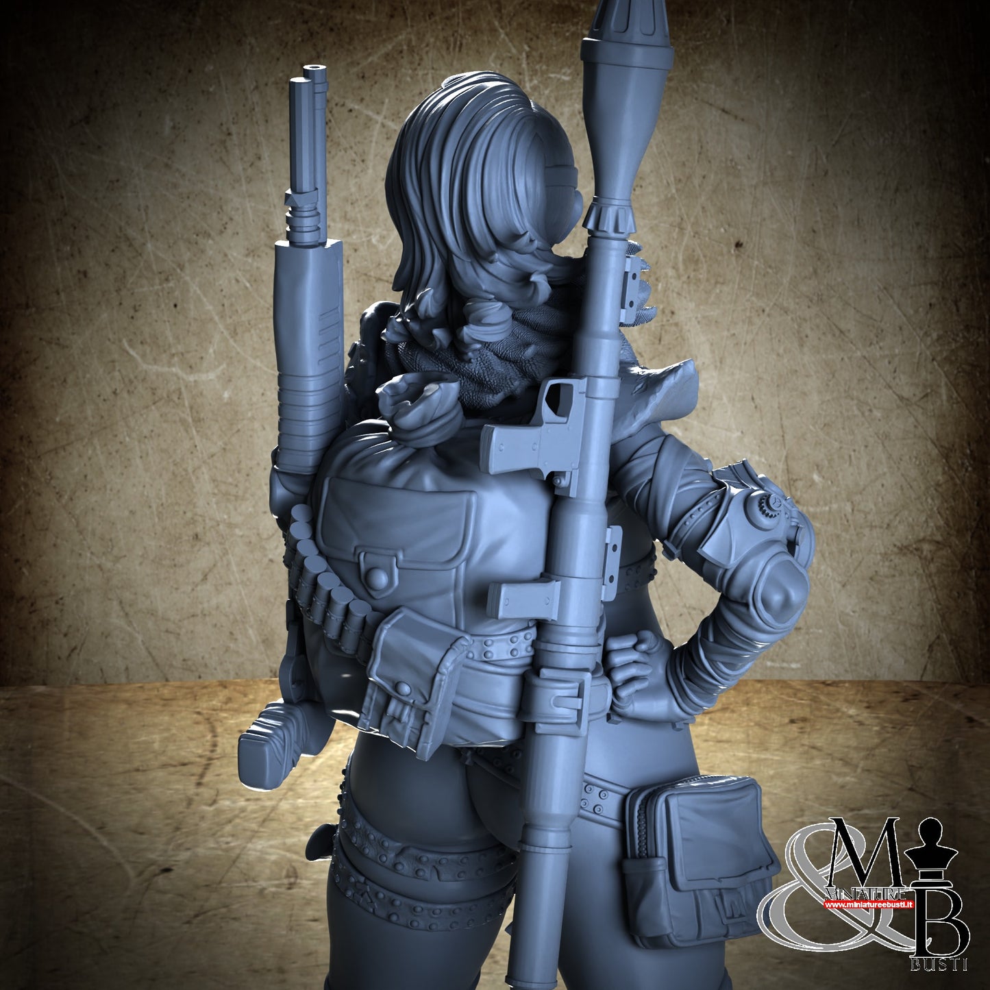 Thick Post Apocalypse Girl Full Covered - Nude