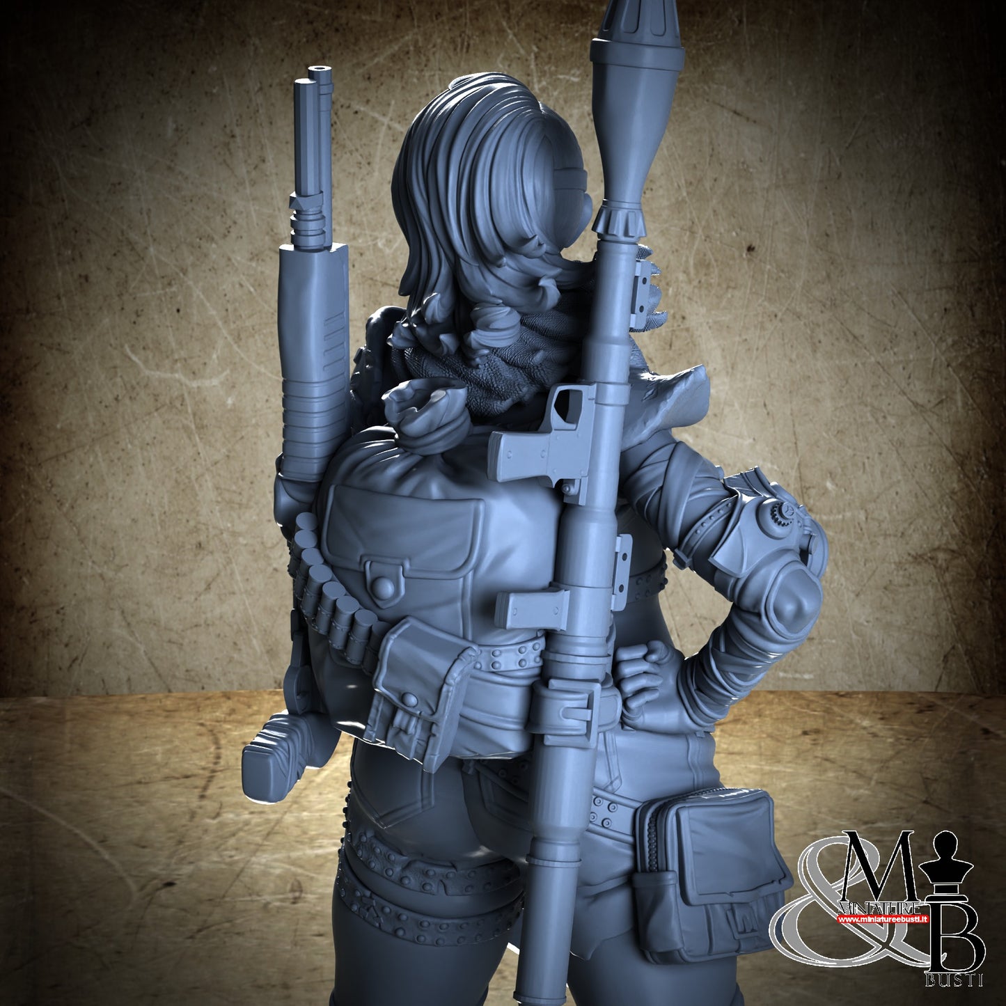 Thick Post Apocalypse Girl Full Covered - Topless