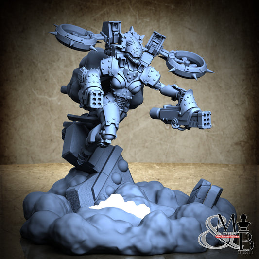Arderite Valkyries - Cannon Diorama Base