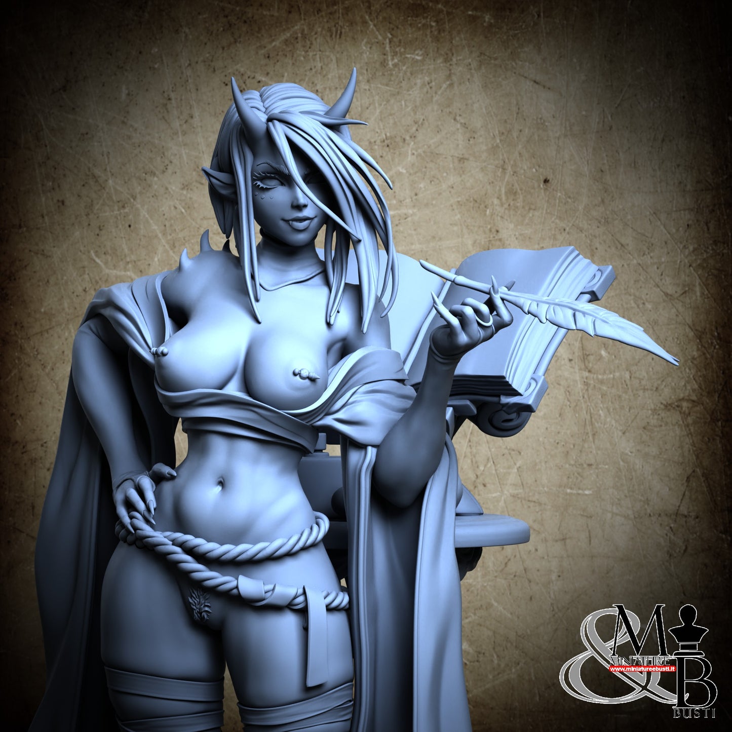 Pinup Violet Stand Pose - NSFW