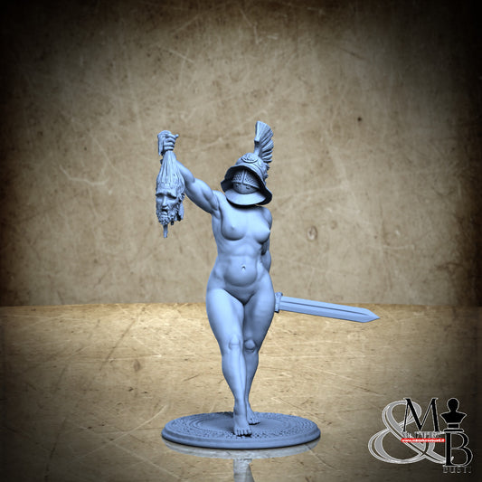 Vitruvia the gladiatrix - NSFW Helmet and Cutted Head