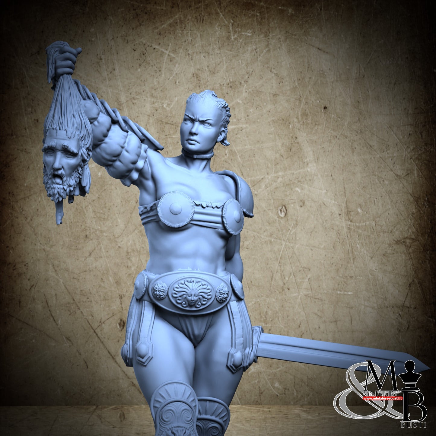 Vitruvia the gladiatrix - SFW No Helmet and Cutted Head