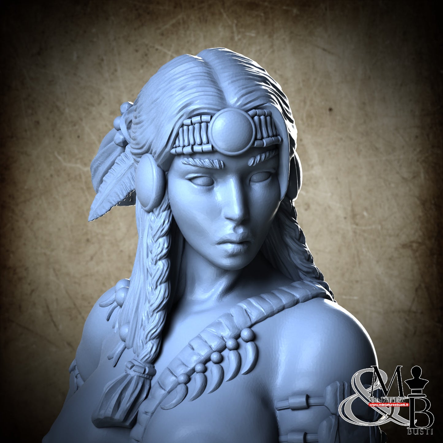 Yona the bison huntress - Naked