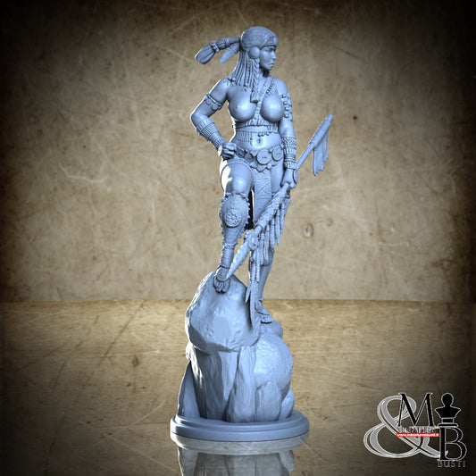 Yona the bison huntress - Naked